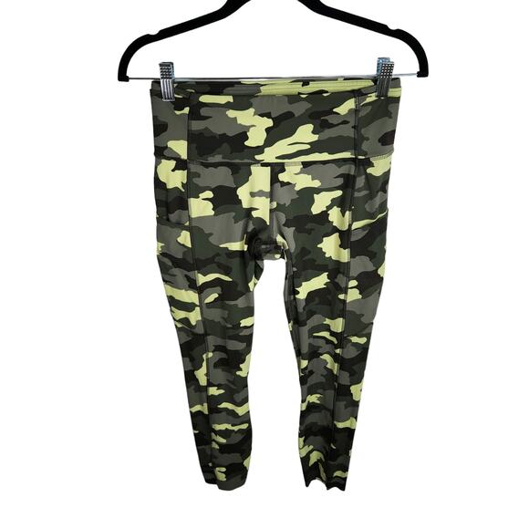 Lululemon Fast Free Tight 25" Non Reflect Nulux Heritage 365 Camo Crispin Size 8 - Picture 1 of 5
